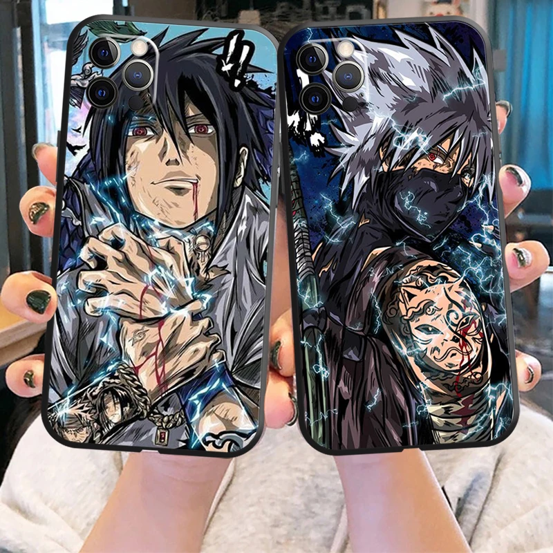 

Naruto Japan Anime Funda Phone Case For iPhone 11 13 12 Pro Max 12 13 Mini X XR XS MAX SE 2020 7 8 6s Plus Celular Back Cover