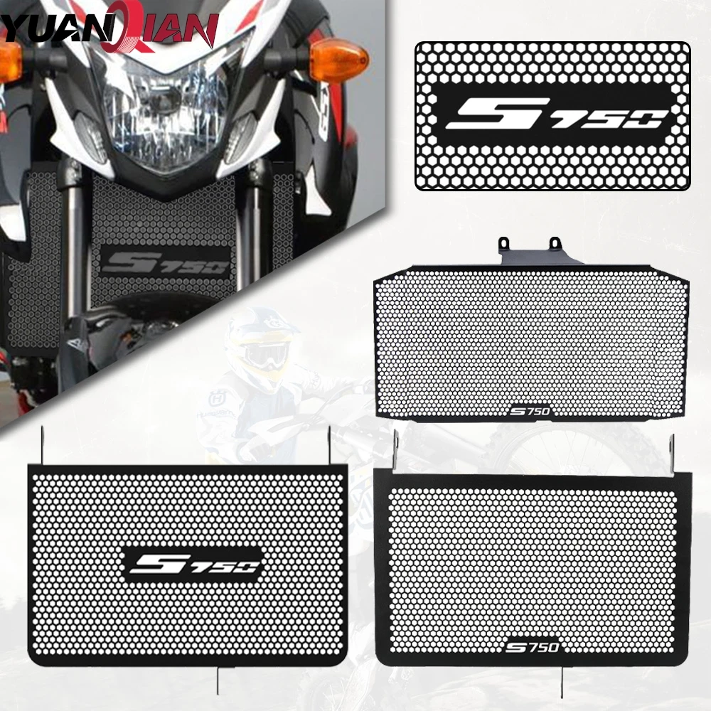 Фото Защитная решетка радиатора для мотоциклов Suzuki GSX-S750, GSX-S750Z, GSX S750, S750Z 2017-2025, 2026 №1