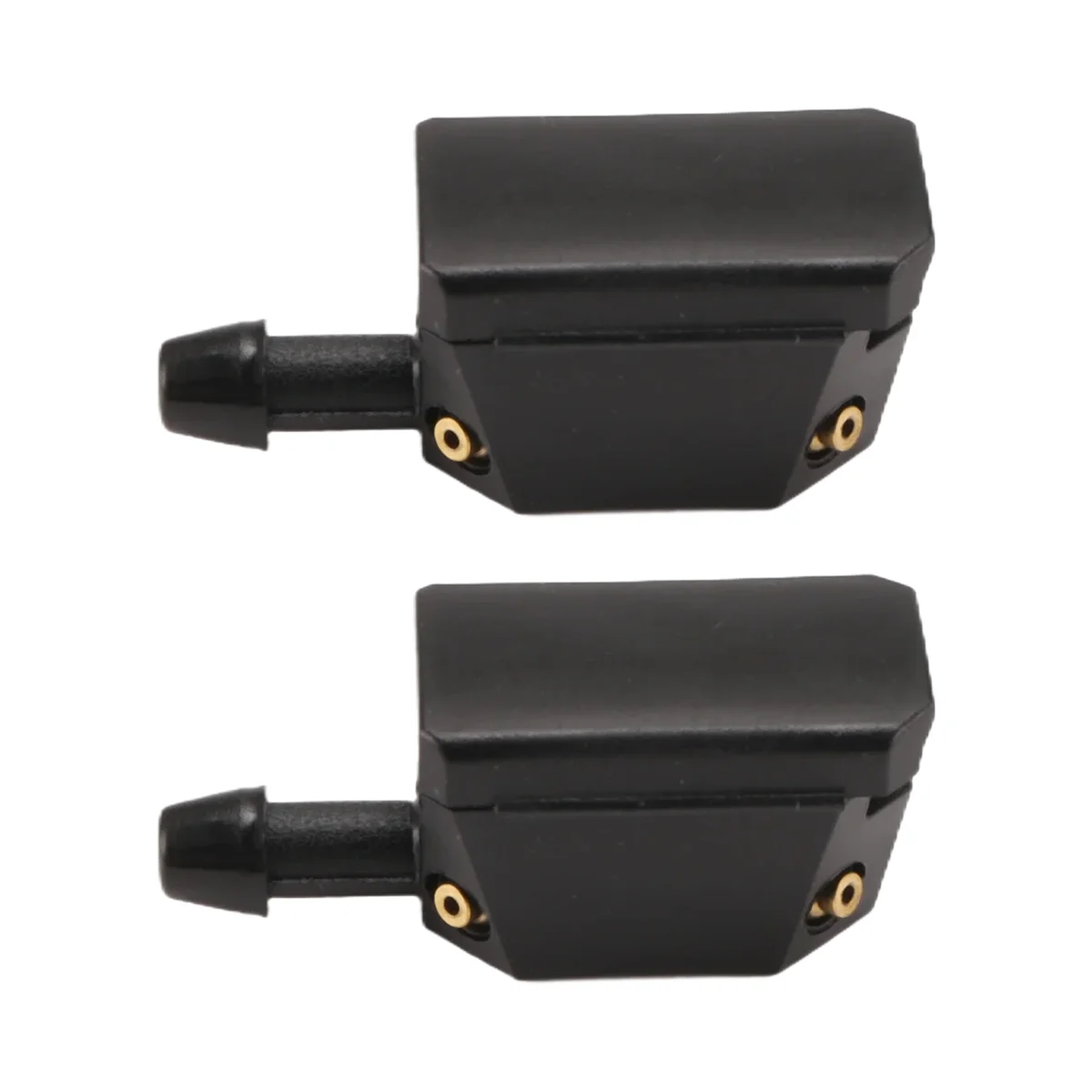 

2 шт., форсунка для омывателя ветрового стекла, универсальный черный автомобильный рычаг, щетка стеклоочистителя, форсунки для распыления воды, аксессуары — L49A