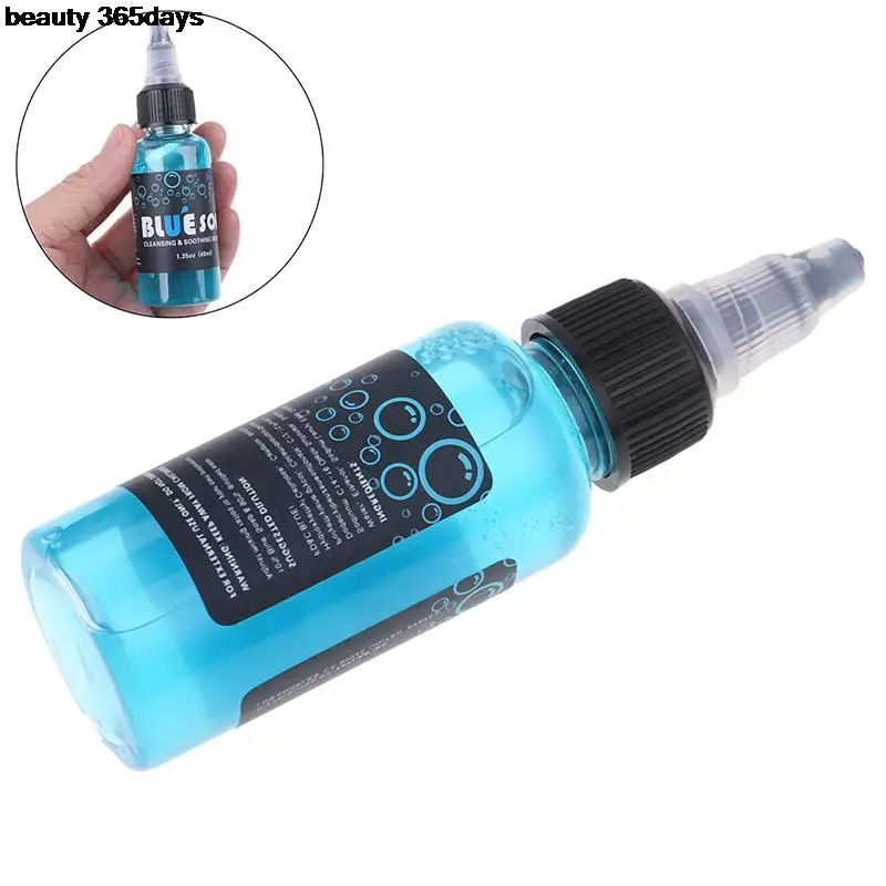 

1 бутылка 40 мл голубое мыло для татуировки голубое мыло успокаивающее средство для очистки тату студийный инструмент