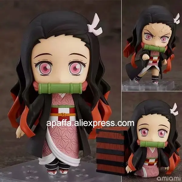 10cm Demon Slayer Kimetsu No Yaiba Anime Figure 1334# Agatsuma Zenitsu Action 1194# Kamado Nezuko Figurine Model Toys | Игрушки и хобби