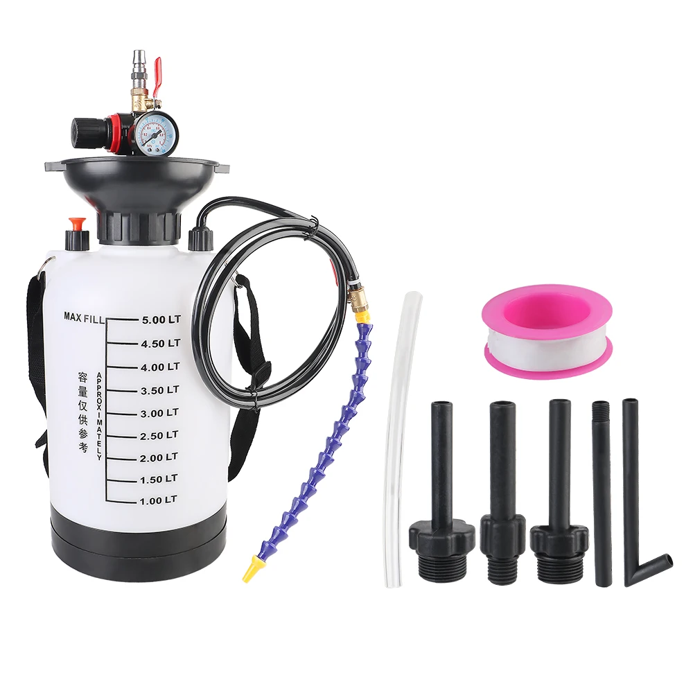 

Ручной Масляный Пистолет 1000PSI С Быстрым Наполнением Масляной Помпы Для Коробки Передач, Емкостью 5 Л