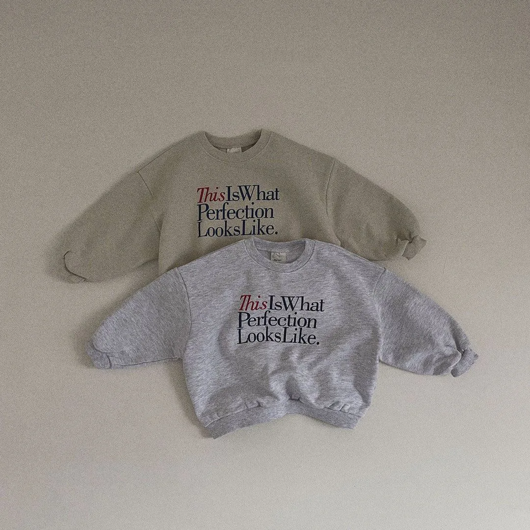 

Spring Autumn Clothes Fashion Children Sports Loose T-shirt Kid Girl Letter Print Long Sleeve Tops Boy Baby Cotton Casual Tees