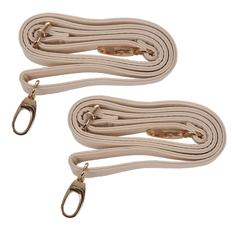 

Hot Kf-2X DIY Replacement Leather Bag Shoulder Strap Handle Cross Body Adjustable 140 X 2Cm, Beige