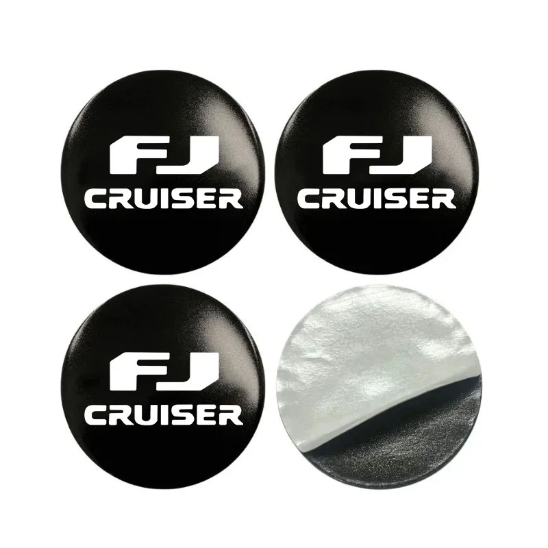 Водонепроницаемая и устойчивая к падению наклейка с логотипом на крышку автомобильной ступицы с логотипом для Toyota FJ CRUISER, автомобильные аксессуары