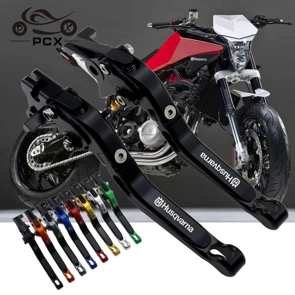 

Motorcycle Folding Extendable CNC Moto Adjustable Clutch Brake Levers For Husqvarna Nuda 900/R NUDA900R 2011 2012 2013