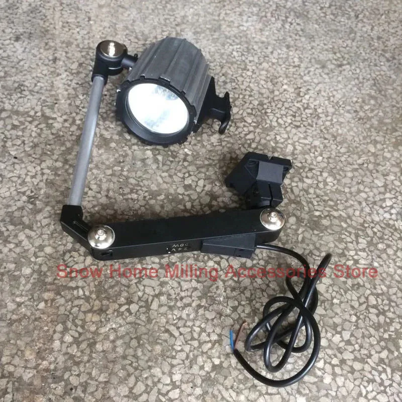 

1 Set Rocker Arm Vertical Milling Machine, Milling Head Accessories, Head Accessories, White Quartz Lamp 24V With Base