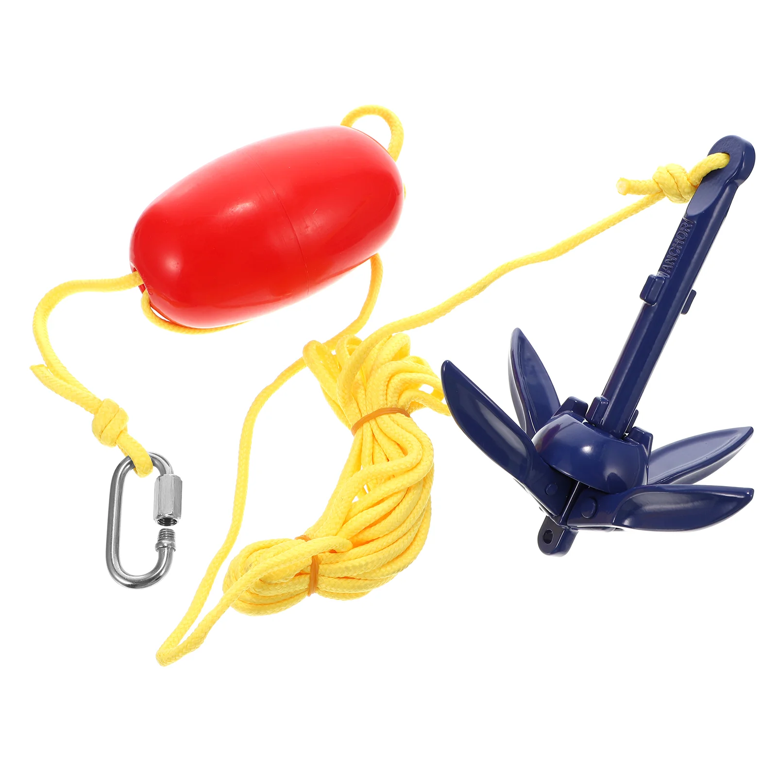 

1 Set Marine Anchor Folding Anchor Grapnel Anchor Kit for Kayaks Canoes
