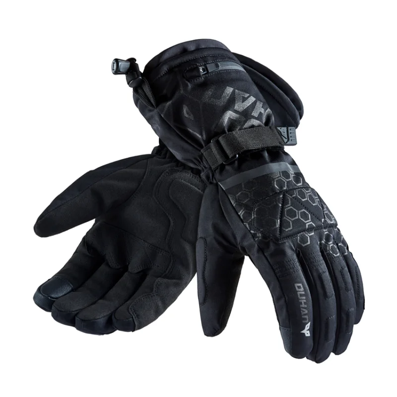 Waterproof Electric Motocycle Heated Gloves USB Electric Motocross Heating Gloves Windproof Heated Gloves Winter Moto Protection