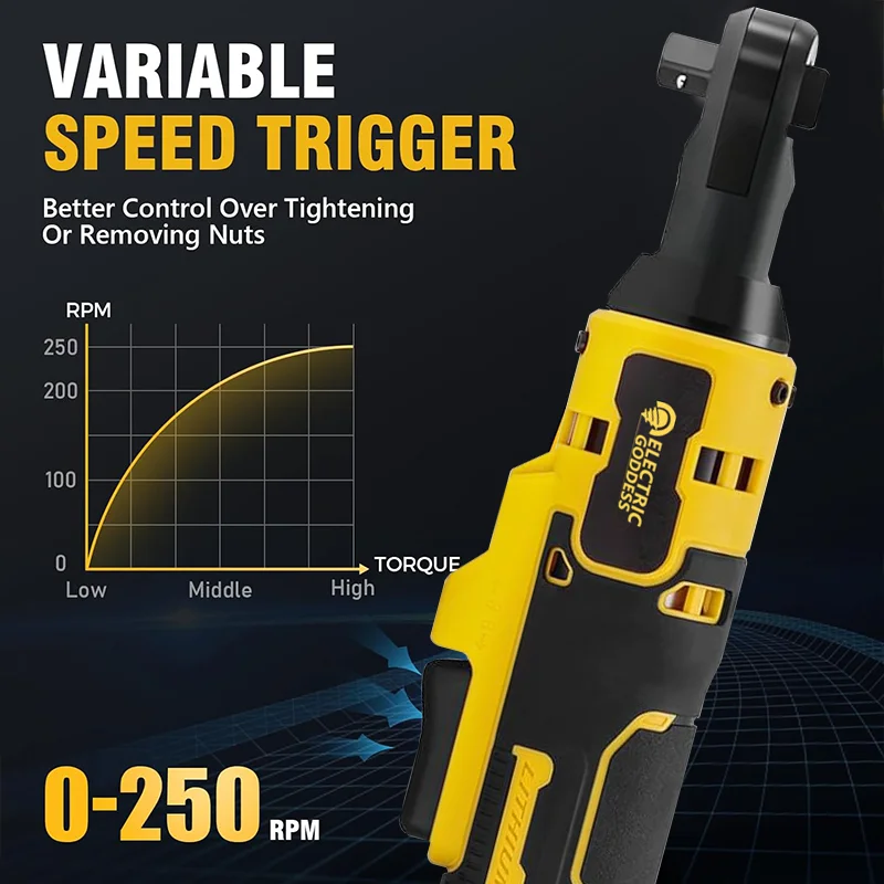 Ключ с храповым механизмом для литиевой батареи EGOD съемные винты гайки