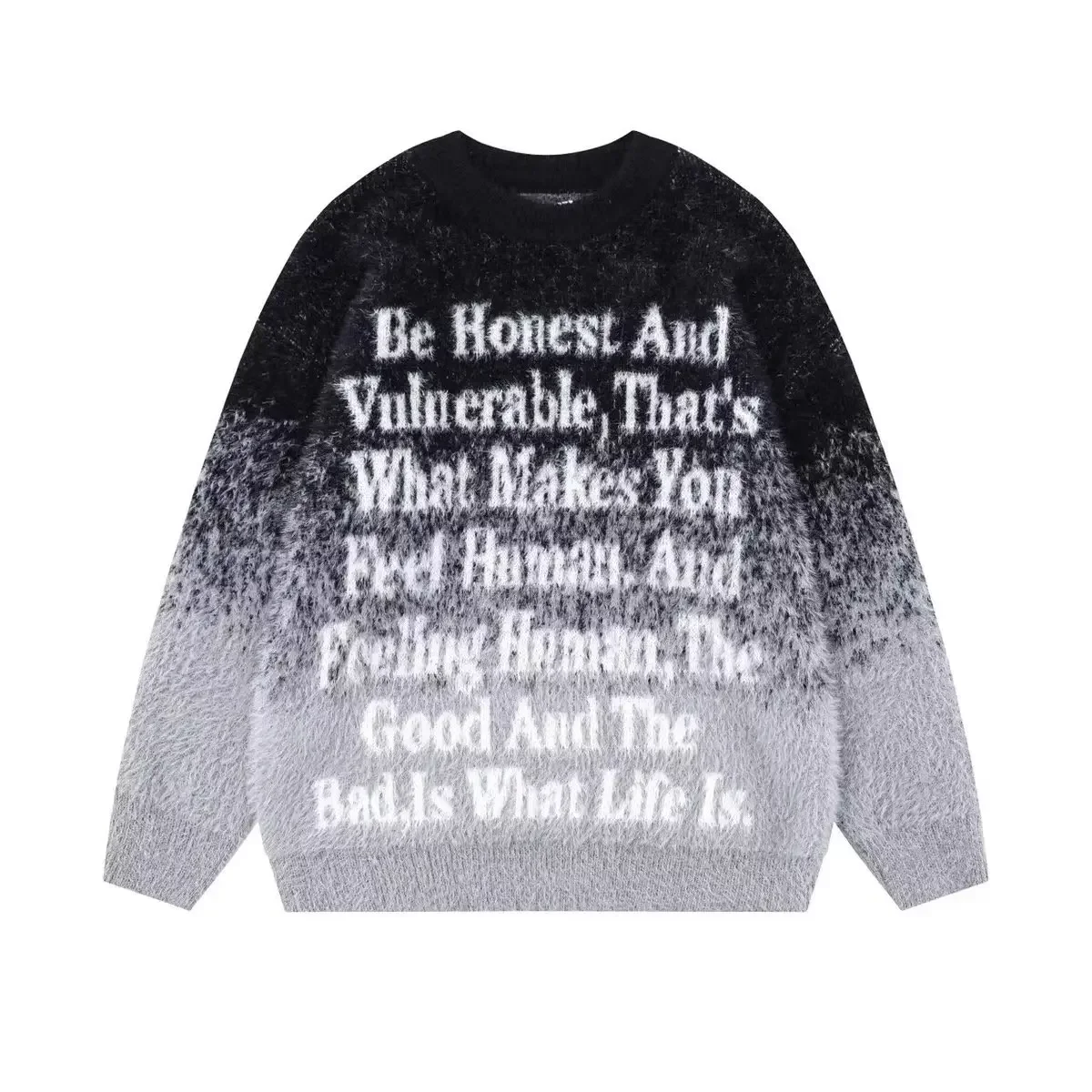 Модный винтажный дизайн в американском стиле высококачественный вязаный свитер