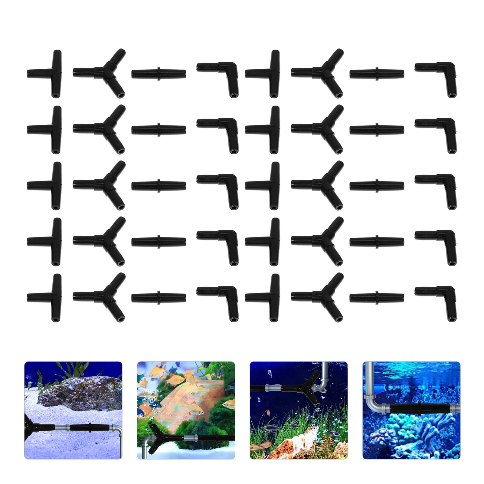 

Tubing Aquarium Connectors Air Connector Airline Tubings Swivel Boat Water Line Fittings Hose Shunt Adapter Aquariumairline