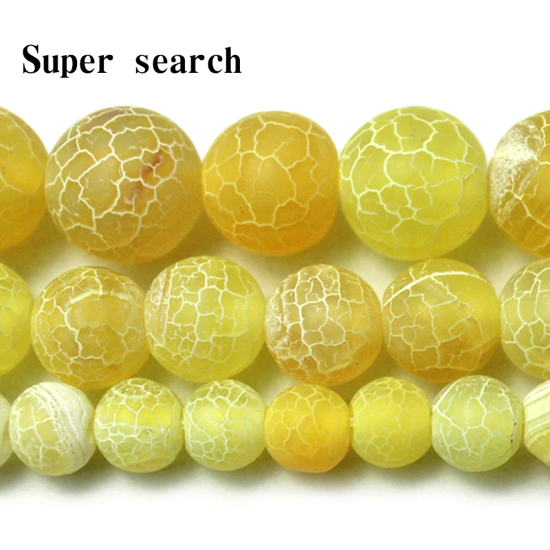 

Натуральный халцедон, 6/8/10 мм, желтые Матовые Круглые бусины из матового агата, аксессуары для браслетов