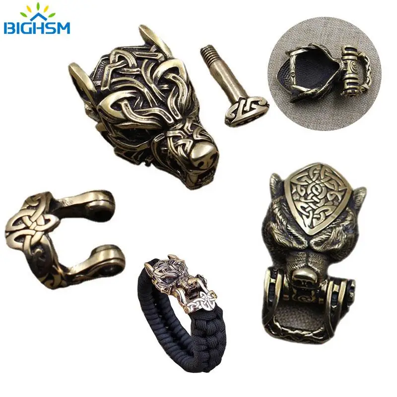 

DIY Accessories For Woven Bracelet Weaving Paracord Multifunction Buckle Brass End Clasps Connect Accessories Outdoor Small Tool