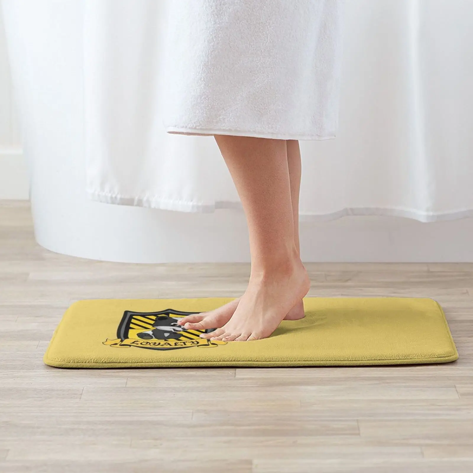 Loyal Badger Carpet Rug Non-Slip Water Absorb Door Mat Hp Ron Weasley Hermoine Granger Wizard Magic Sorting Hat Spell House |