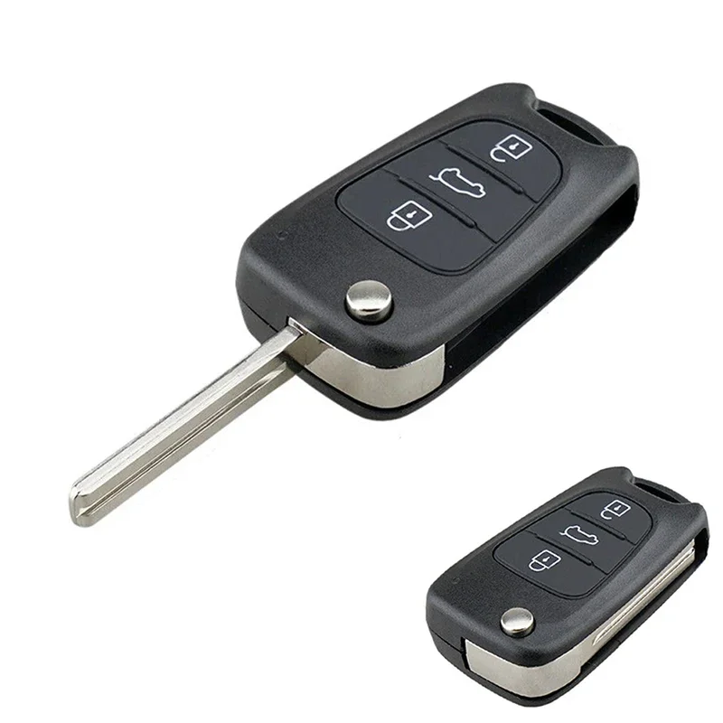 Черный Автомобильный пульт дистанционного управления с 3 кнопками для Hyundai I20 I30