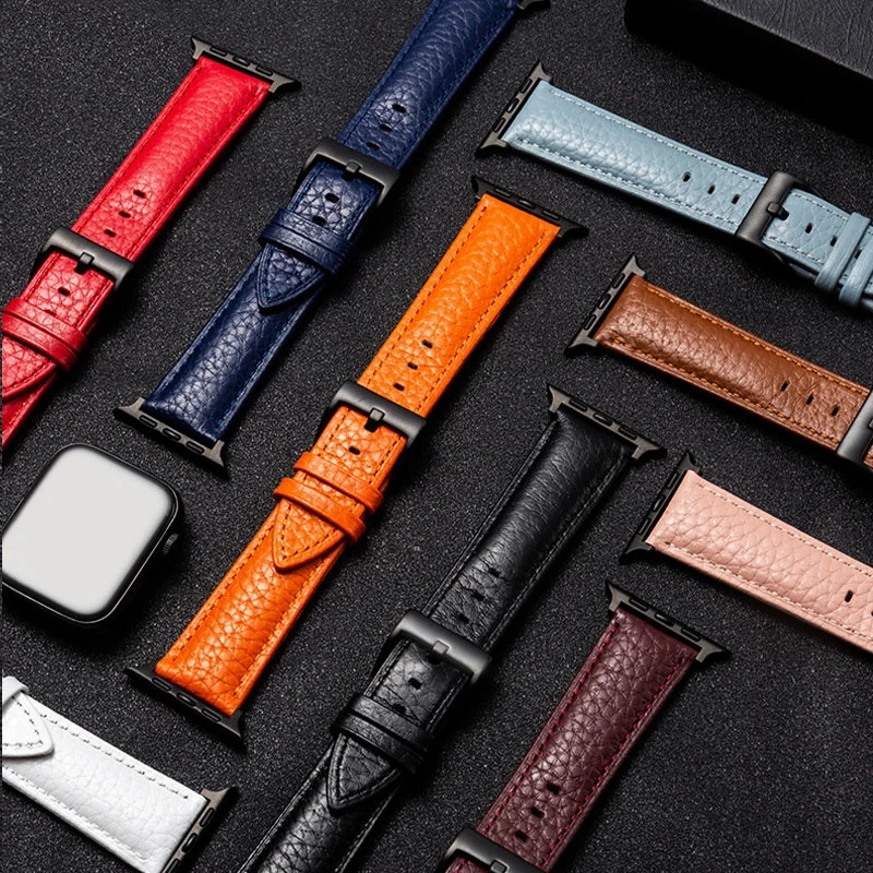

Ремешок для часов Apple Watch ultra из натуральной кожи, браслет-петля для iWatch 8 7 6 SE 5 4 3 2 41 мм 45 мм, 49 мм 42 мм 44 мм 40 мм
