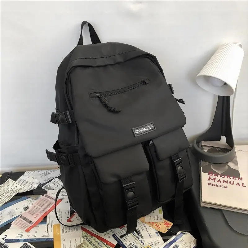 

Nylon Waterproof Women Backpack Multiple Pockets School Bag for Girls Large Capacity Female Travel Backpacks Student Bookbags