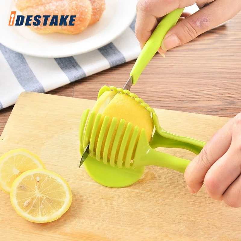 

Lemon Cutter Food Clip Slicer Creative Cut Fruit Vegetable Bread Clip Holder Kitchen Utensils Tool Fruit Separator Home Gadgets