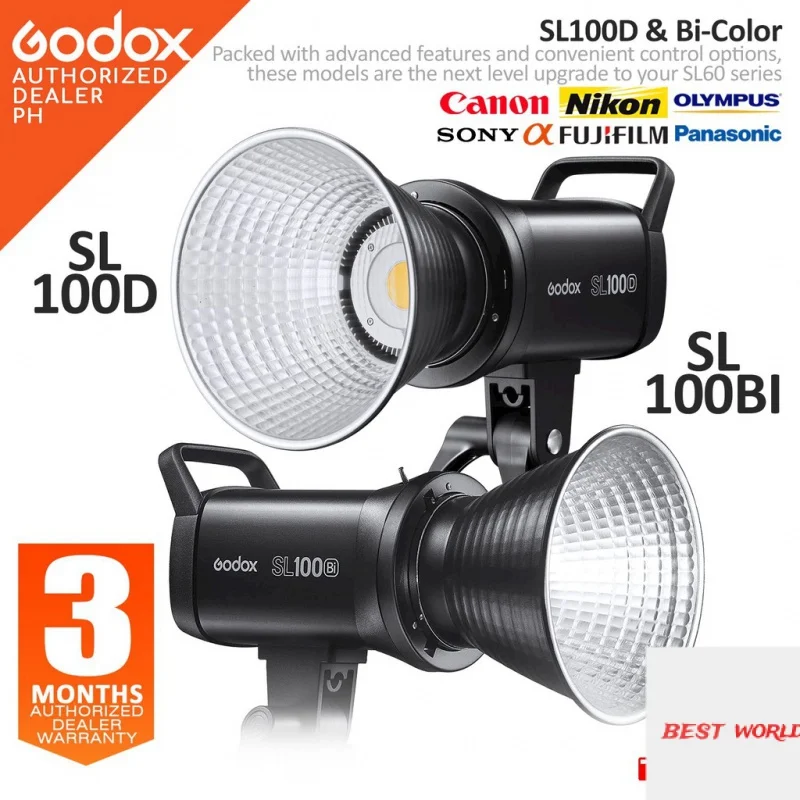 

GODOX SL100D SL-100D & Bi-Color LED Video Light MVP CAMERA