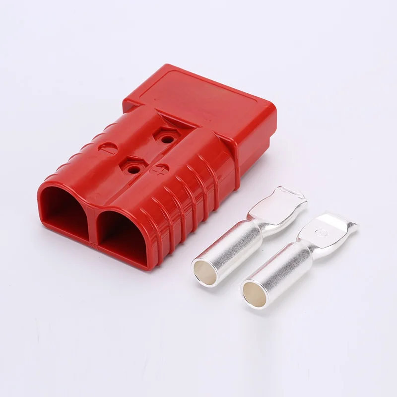 

Серо-красный разъем аккумуляторной батареи 50 А 120 А Anderson для вилочного погрузчика, автофургона, прицепа, лодки, грузовика