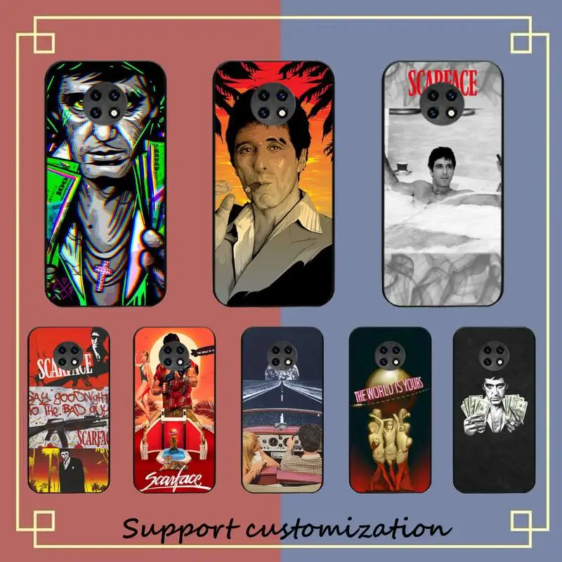 

Scarface 1983 film Al Pacino movie Phone Case For Xiaomi Redmi Note 8A 7 5 Note 8pro 8T 9Pro TPU Coque for note 6pro