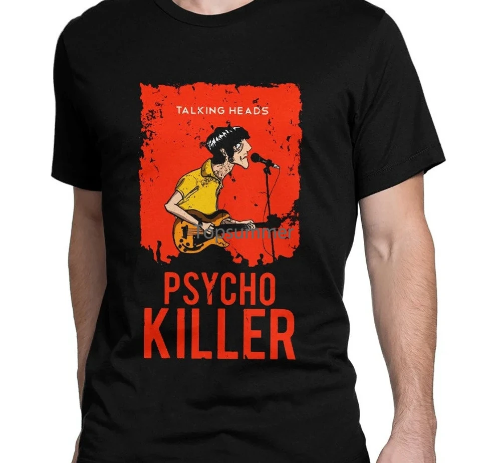 

Talking Heads Psycho Killer T-Shirt Black Cotton Unisex All Sizes Q210