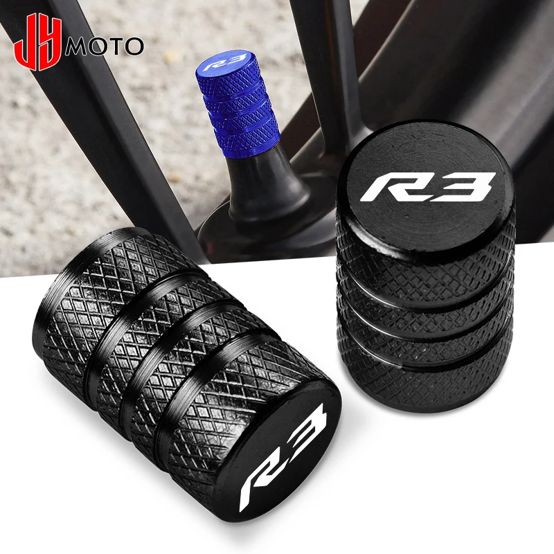 

For Yamaha YZFR3 YZF R3 YZF-R3 2015 2016 2017 2018-2020 Motorcycle Accessorie Wheel Tire Valve Stem Caps CNC Airtight Covers