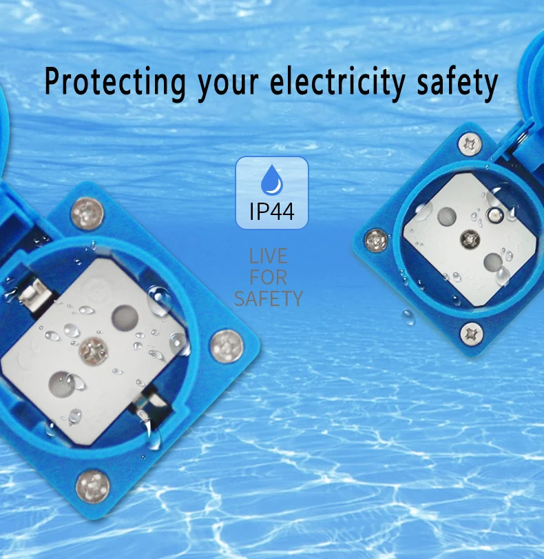 Универсальная Взрывозащищенная Водонепроницаемая панельная штепсельная вилка