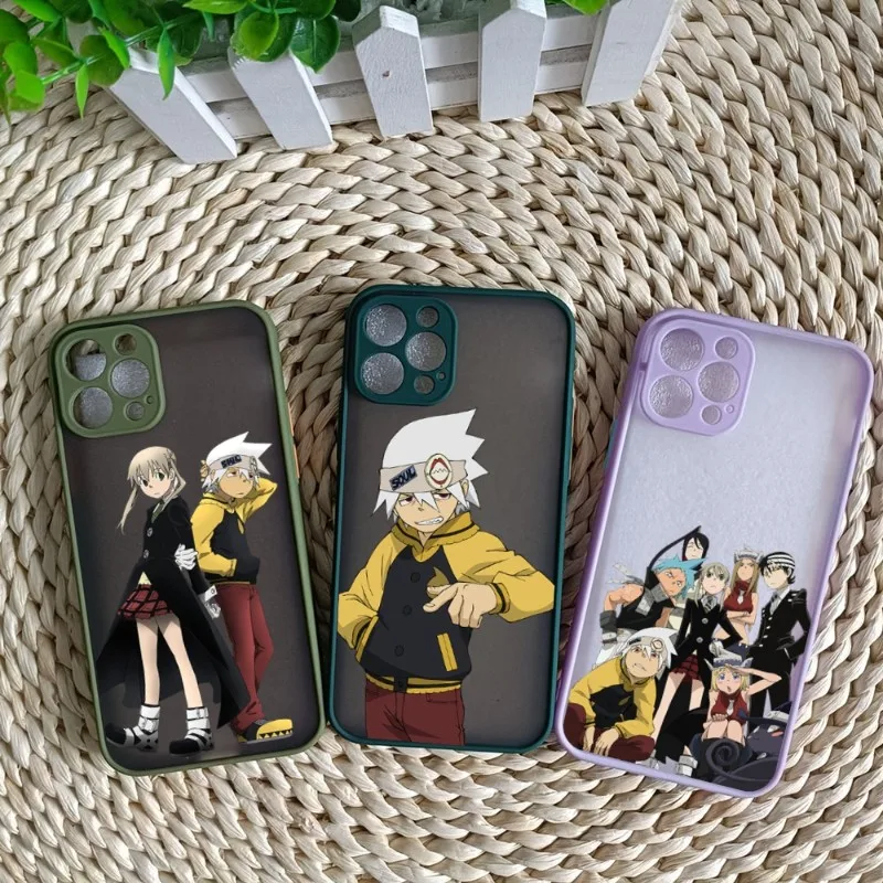 

Чехол для телефона Soul Eater для IPhone 14 13 12 11 Mini Pro Max XS X Max XR 8 7 Plus SE 2022, цветной чехол для телефона