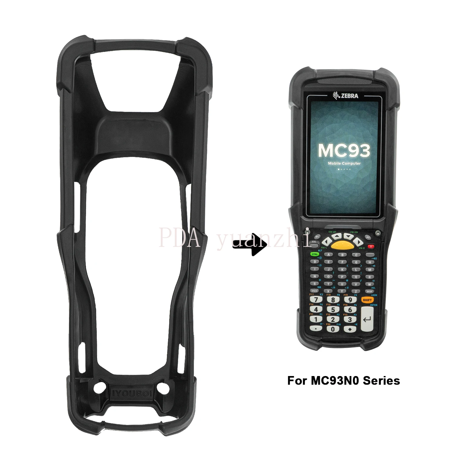 Защитный чехол с защитой рук для Zebra MC9300 MC930B/P MC93 SG-MC93-RBTG-01