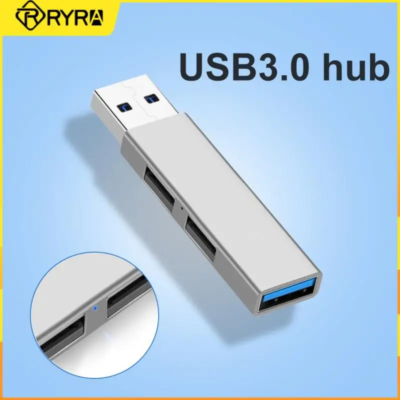 

RYRA Hub Usb Splitter USB3.0/Type-C3.0 Fast Speed Adapter Multi Usb 3 Port Extension For Macbook Laptop PC Computer Accessories