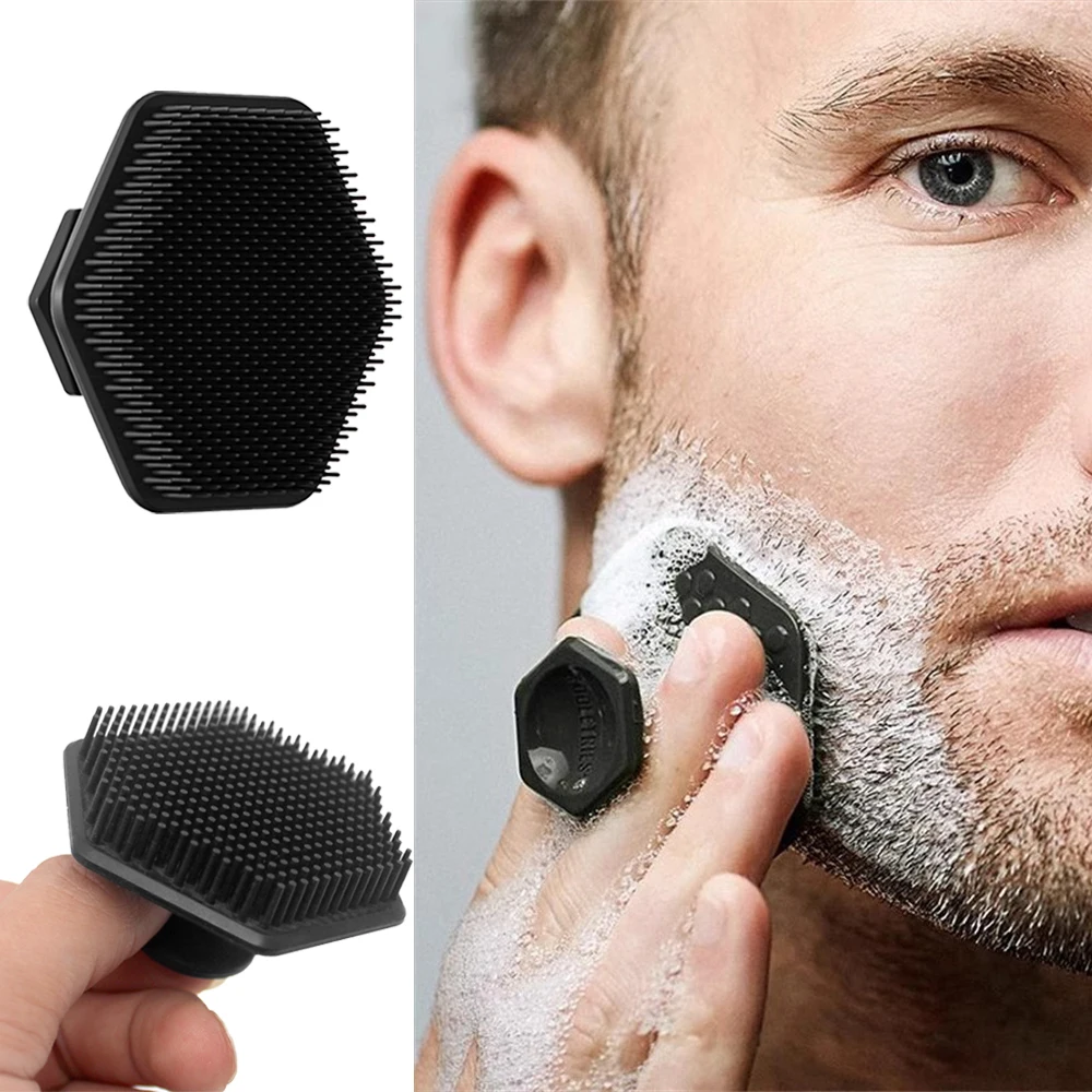 

Facial Cleaning Brush Men Women Scrubber Silicone Miniature Face Deep Clean Shave Massage Face Scrub Brush Face Cleaner