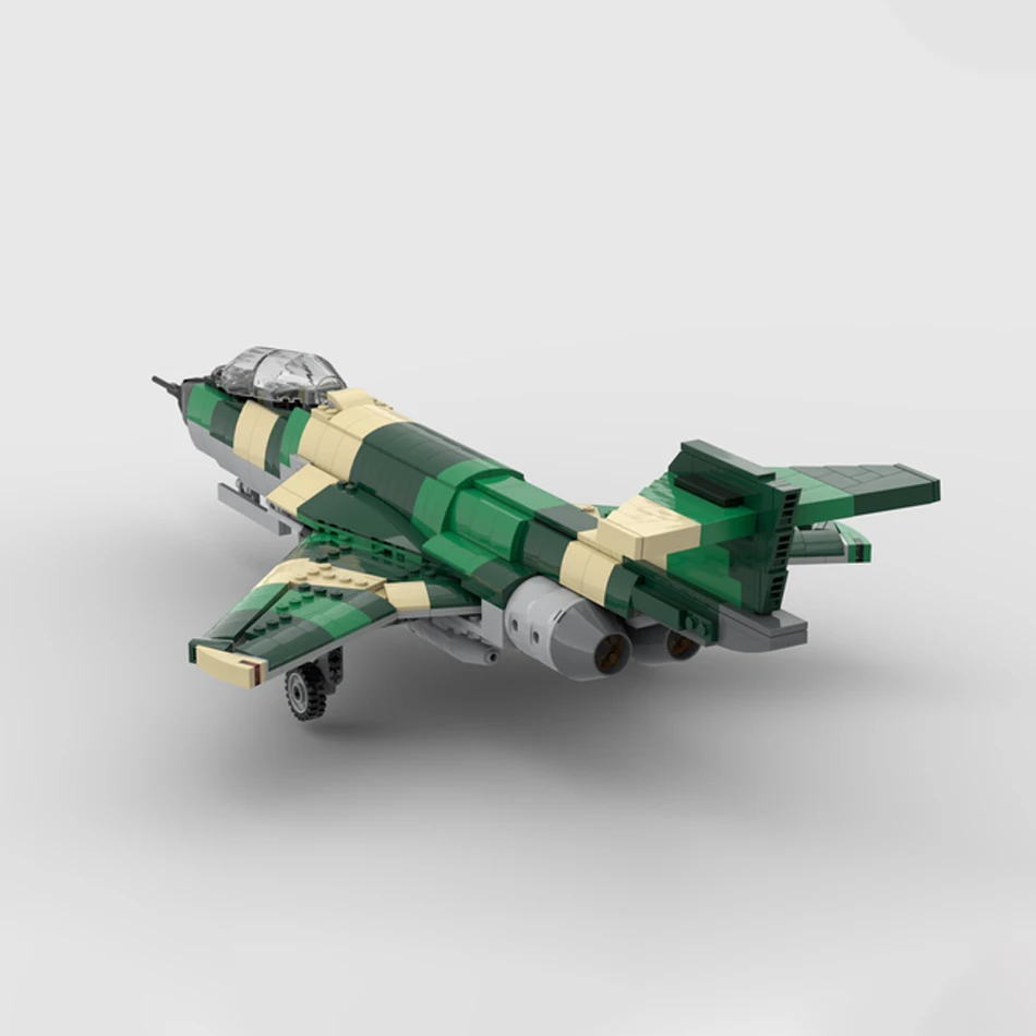 Военный McDonnell F-101 Voodoo боевой самолет модель ВВС самолеты оружие Строительные