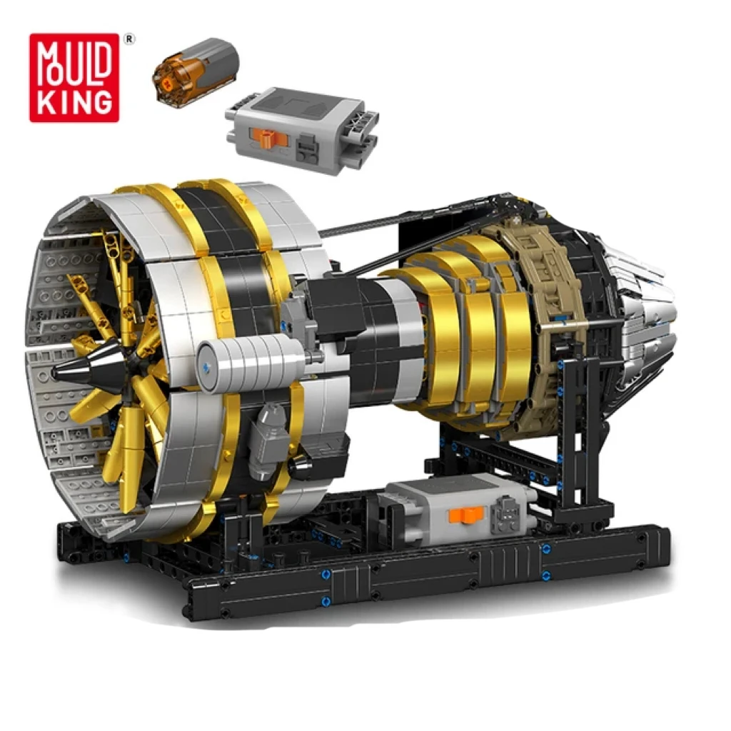 Строительный блок Mould King 10141 технический автомобиль моторизованный самолет