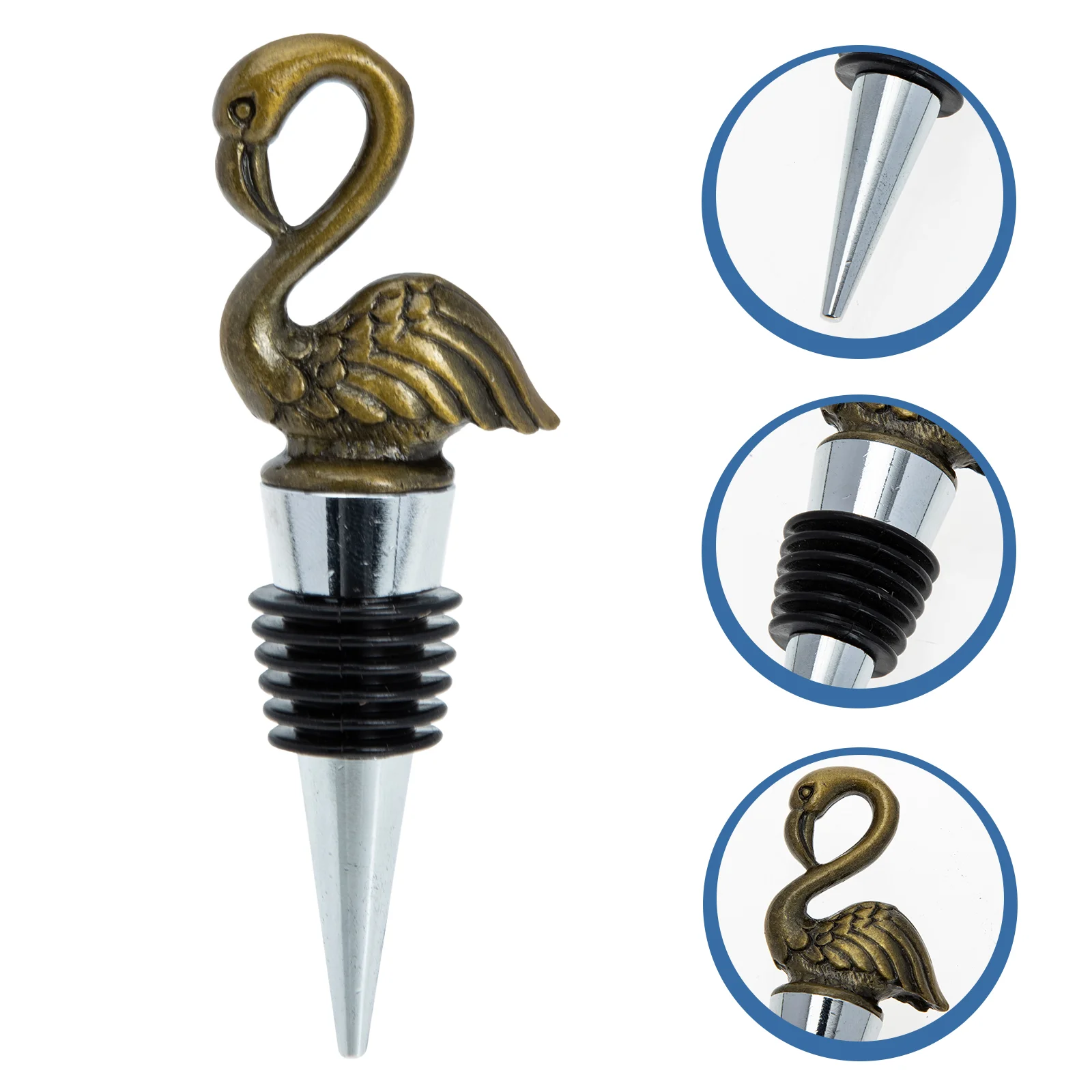 

Stopper Bottle Red Stoppers Animal Decorative Cork Plugs Saver Champagne Vintage Plug Beverage Sealer Alloy Zinc Toppers Vinatge