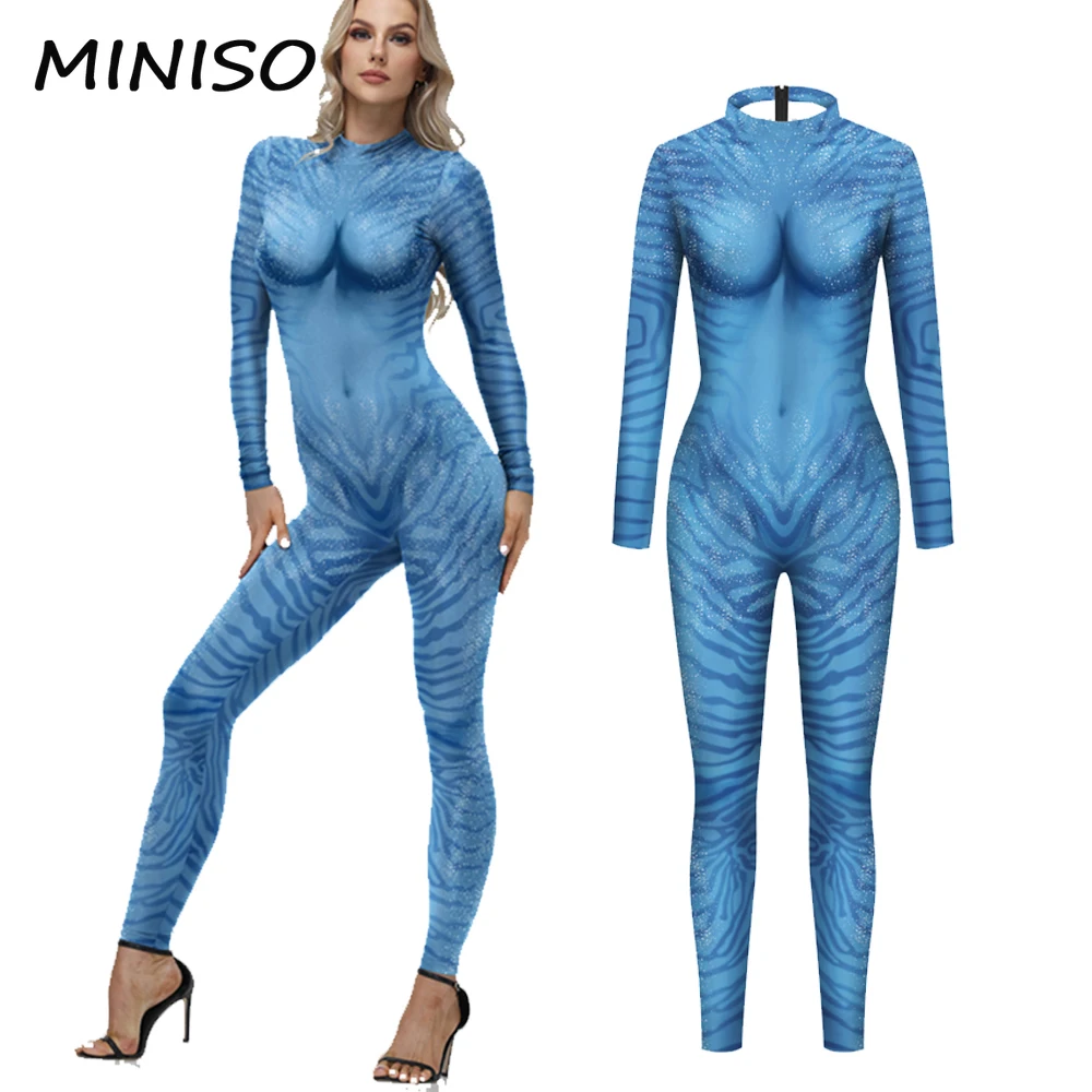 Женский костюм в виде кошки MINISO инопланетянина для косплея на Хэллоуин