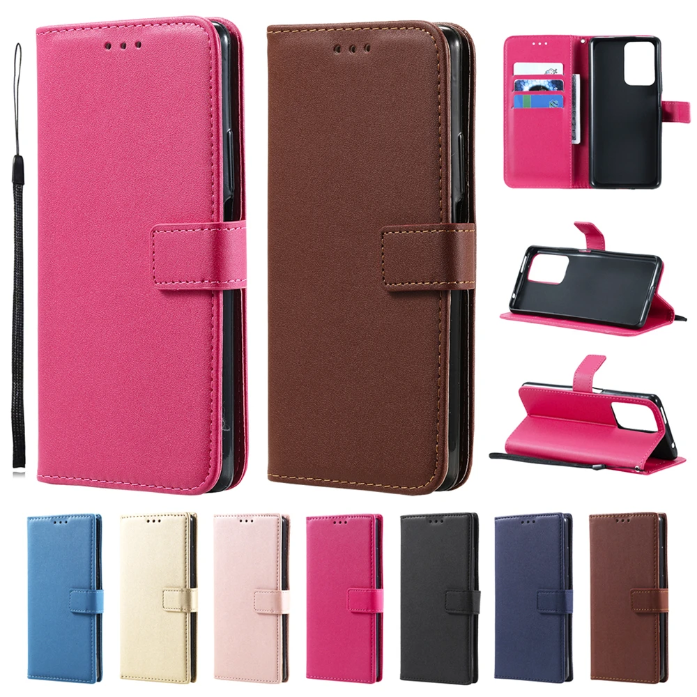 Чехол-книжка из телячьей кожи для Huawei P40 P30 P20 Mate 30 20 10 Lite Pro