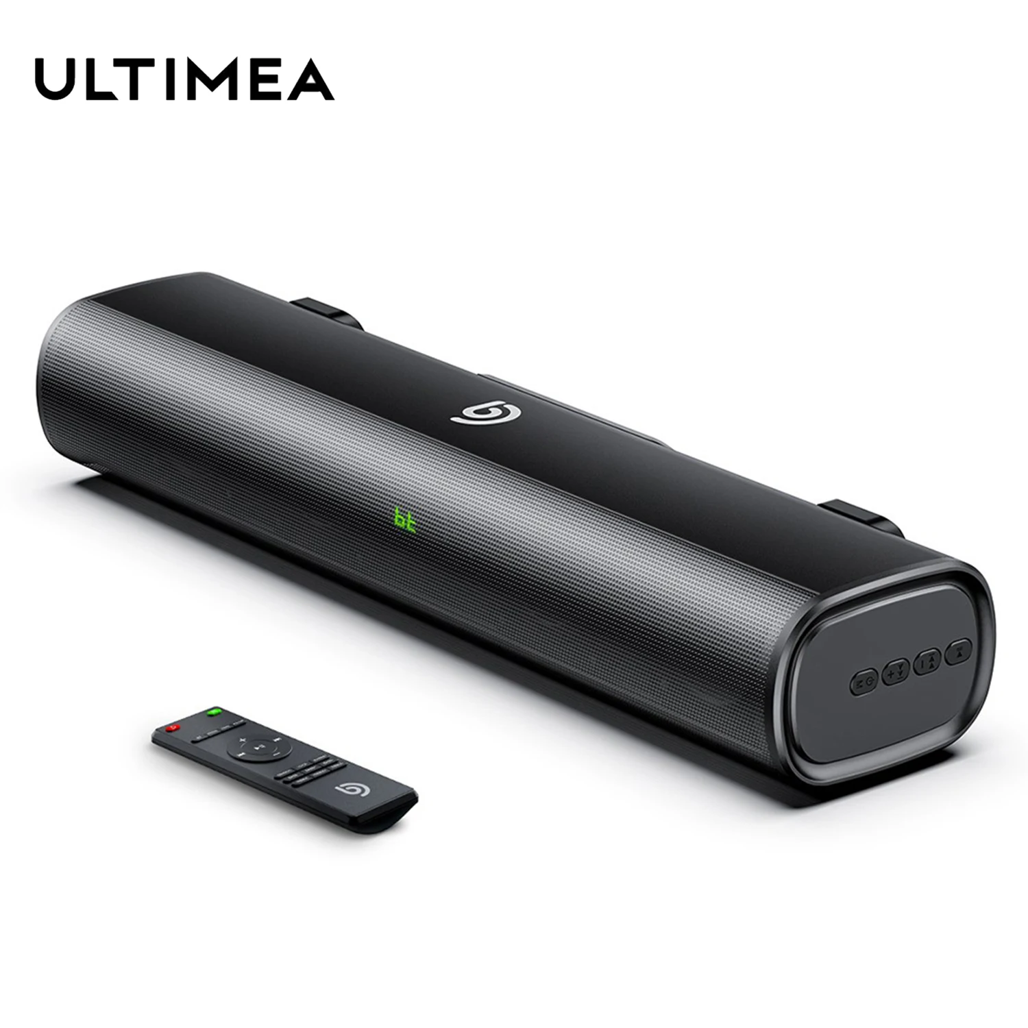 ULTIMEA 50W TV Sound Bar Wired Bluetooth Home Bulid-in DSP 3D Stereo Surround Mini SoundBar for PC Game TV Bluetooth Speakers