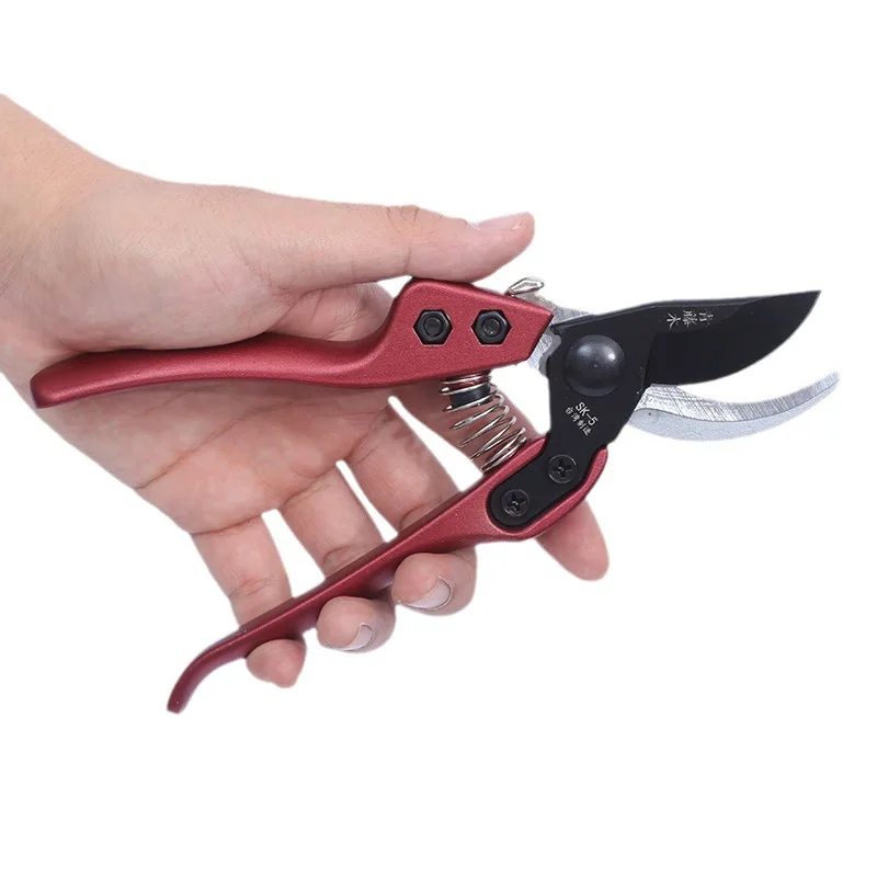 

Red Handle Gardening Cutting Braches Fruit Tress Farm Garden Scissors Cutter Picking Fruit Flowers Farming Potted Pruning Tools