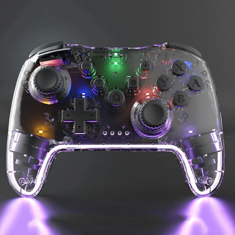 Najtaniej Nowy Kontroler Bezprzewodowy Bluetooth 2.4G Dla Nintendo Przełącznik Pro PC Tablet PS3 Tesla Wstrząsy Joystick Gamepad Bez Opóźnień Wielofunkcyjny