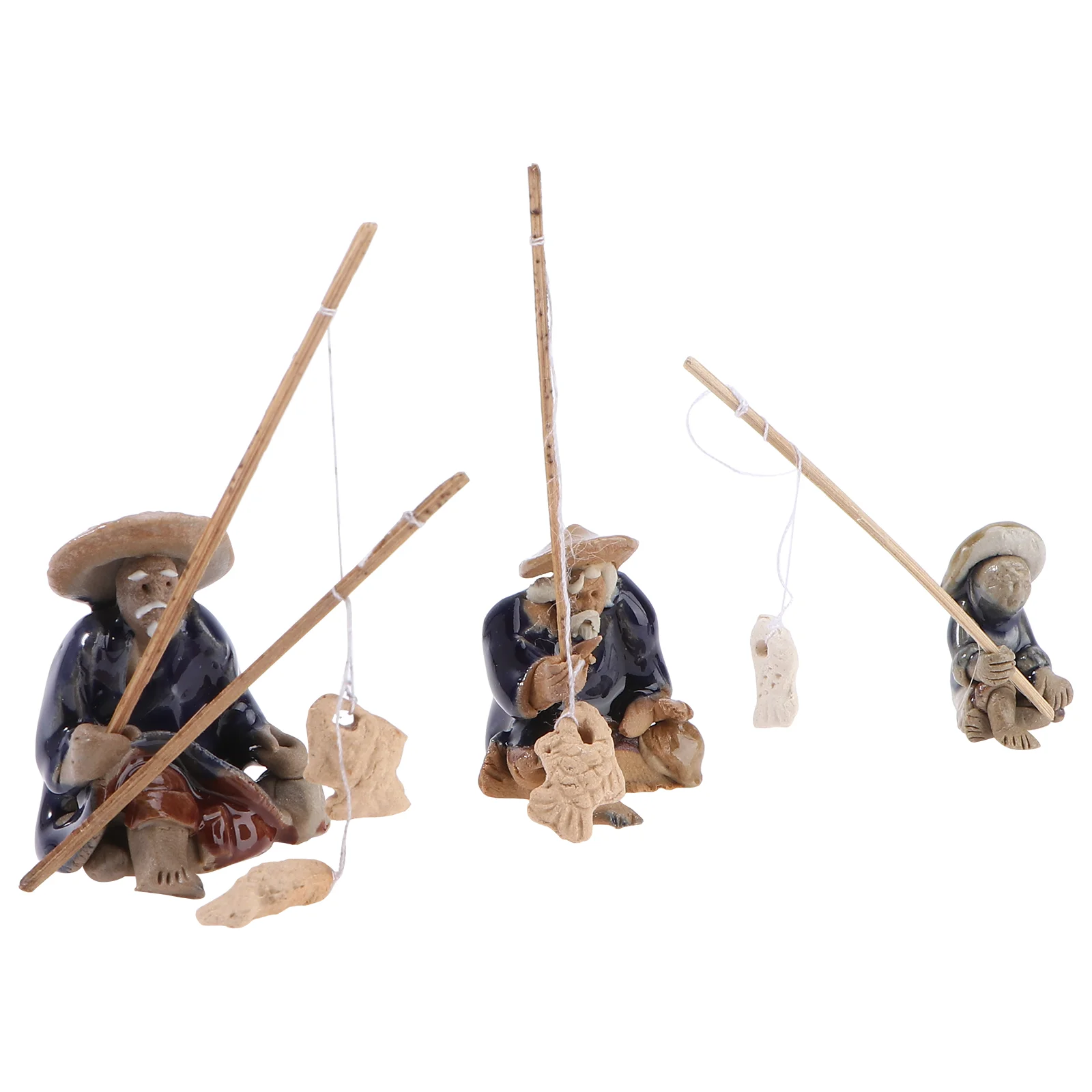 

3 шт., декоративные фигурки для украшения рыбака