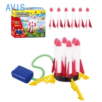 childrens air pressure pedal sky rocket launcher outdoor leisure and entertainment parent child activities with lights