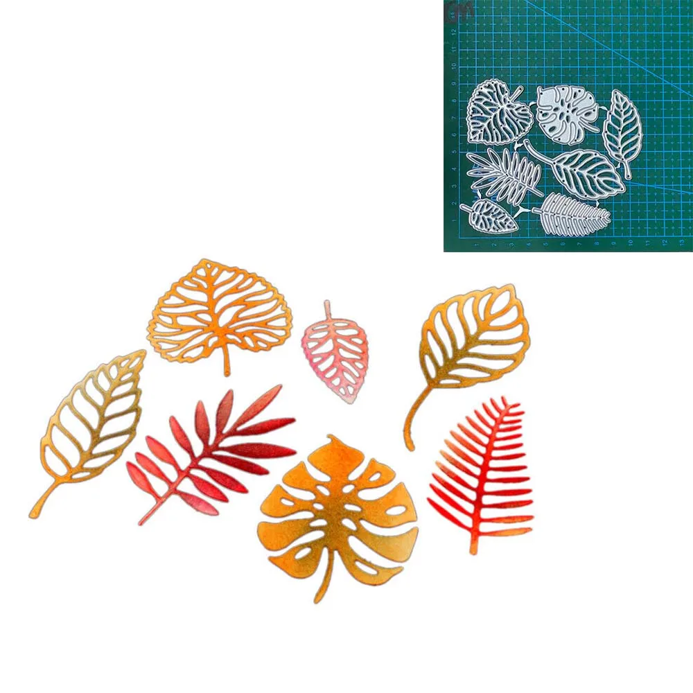 

Leasves Metal Cutting Dies Scrapbook decorate Album Paper Cards Blade Punch Cut Embossing Stencils DIY