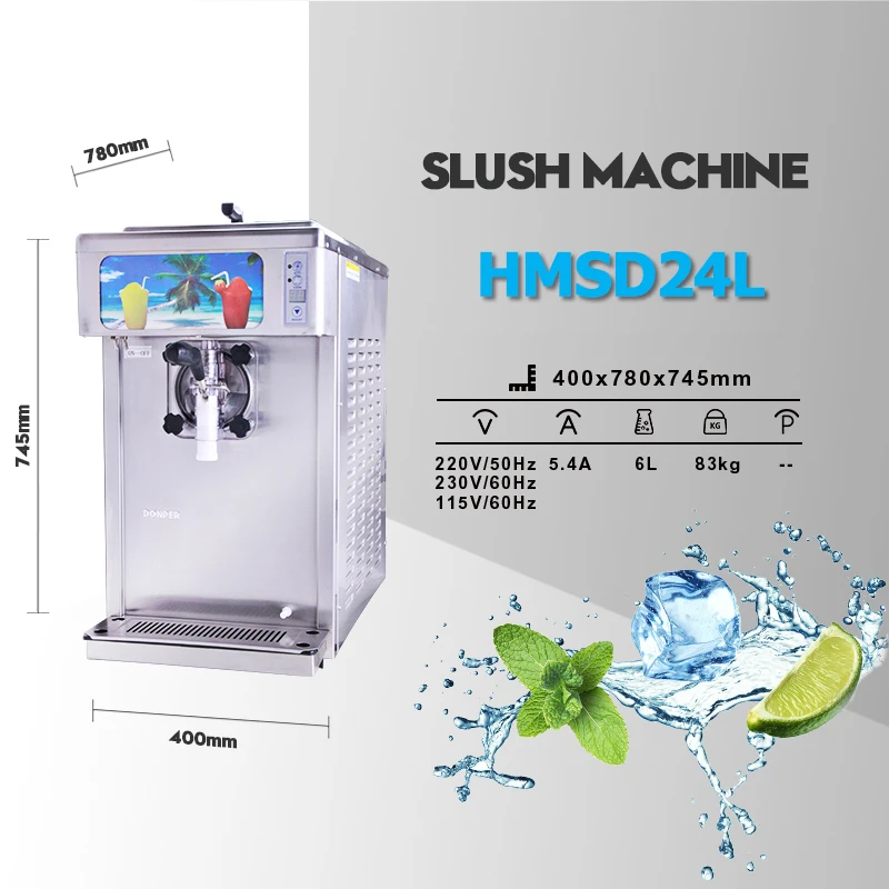 Donper полностью закрытый сляковый станок HMSD24L для Daiquiri