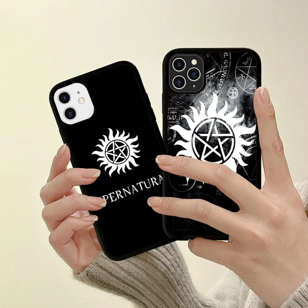 S-Supernatural TV Phone Case Silicone PC+TPU For Samsung S10 20 30 22 23 24 Plus Lite Ultra Cover