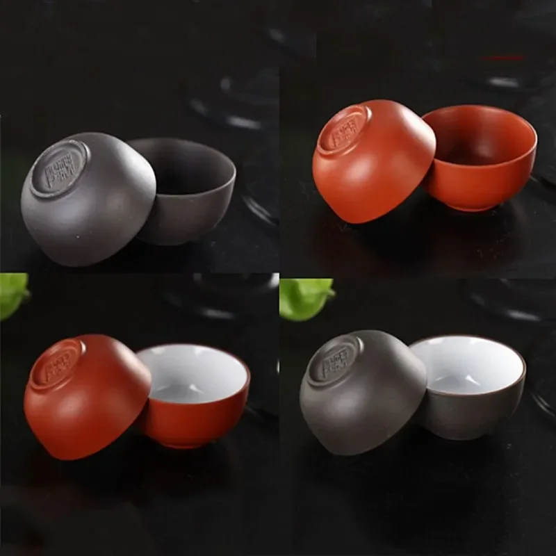 30 мл Исинская фиолетовая глиняная чайная чашка портативная красота маленькая