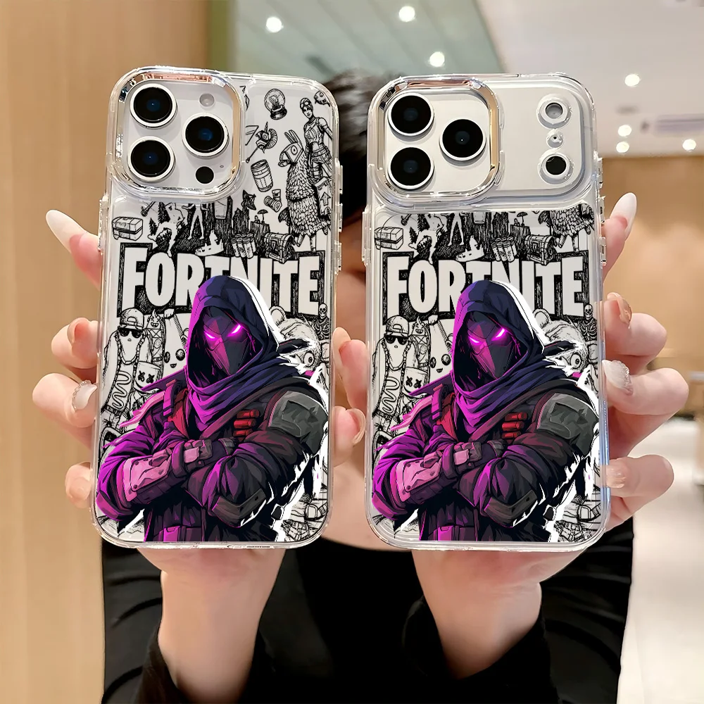Фото Чехол для телефона с изображением мультяшных героев Battle Royale Fortnite для Xiaomi Redmi Note A5 15 14 13 14c 13c 12 11 12s 12c 10c 10 Pro Plus 4G 5G №1