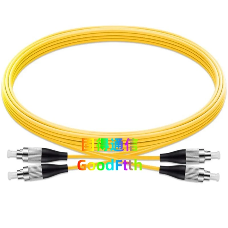 Патч-корд FC/UPC-FC/UPC SM G652D дуплекс 1 м 2 3 4 5 6 7 8 10 15 GoodFtth