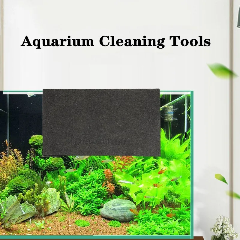 

Aquarium Polish Mate Cloth Fish Tank Glass Clean Towel Algae Cleaner Household Cleaning Tools аквариум аксессуары